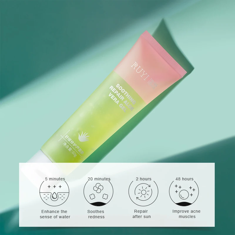 

Soothing And Repairing Aloe Vera Gel After-sun Repair Moisturizing And Refreshing Skin Rejuvenating Gel Aloe Gel Cosmetics TSLM1