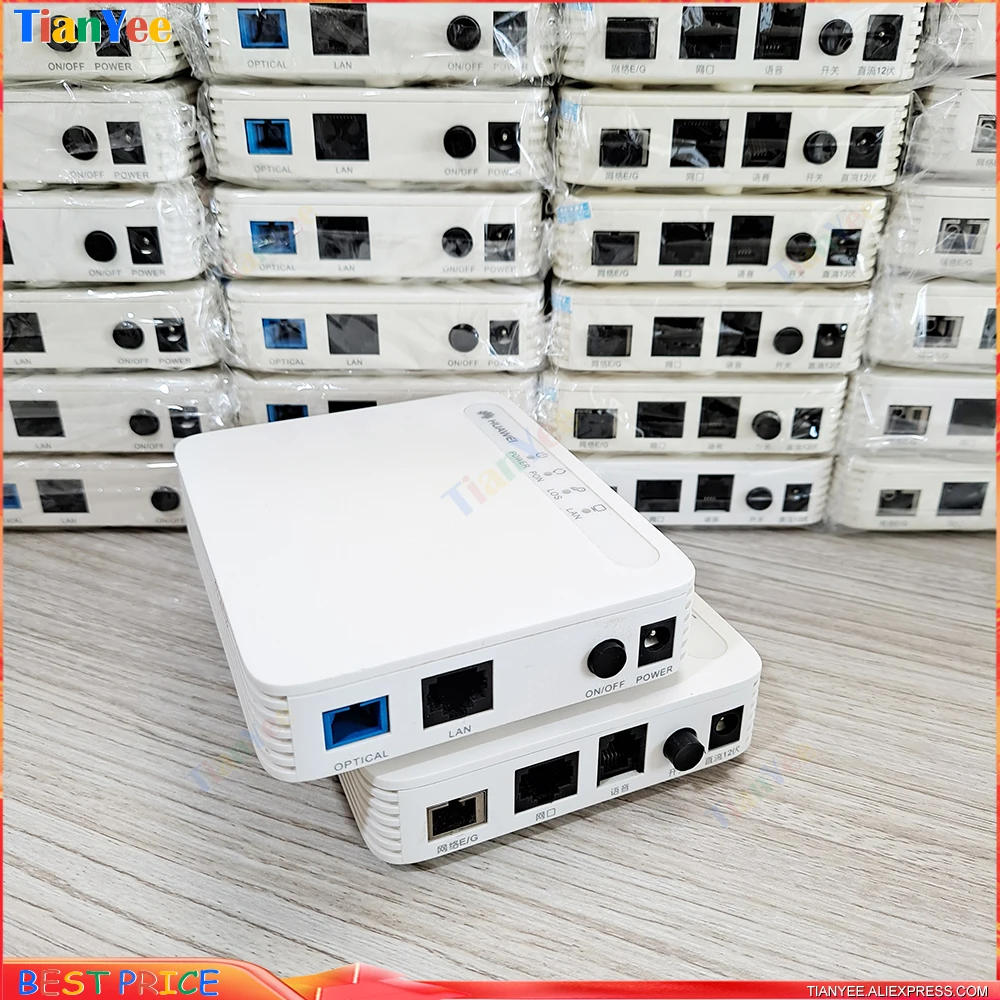 10 ~ 25 шт. HW HG8010 GPON 1FE HG8110 EPON 100Mbs терминал ONU ont FTTH fiberhome б/у с английской прошивкой HG8010H