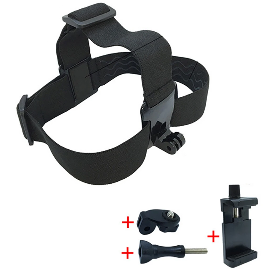 

Phone Head Mount GoPro Strap for iPhone, Samsung Galaxy, & Note All Smartphones universal adapter connect the clip chest strap