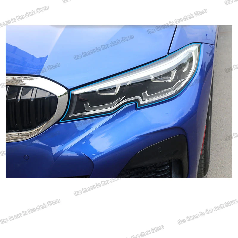 Lsrtw2017 TPU HD прозрачная пленка для автомобильных фар защитная наклейка BMW 3 серии G20
