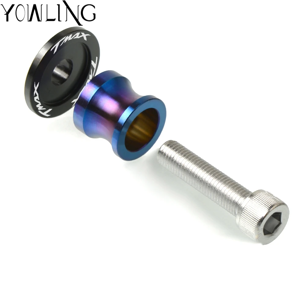 M6 Swingarm Stand Screws Motorcycle Swing Arm Spools Sliders for Yamaha T-MAX 530 500 tamx530 Tmax 2012 2013 2014 2015 2016 2017 |