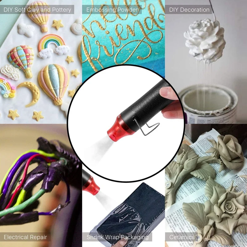 

Mini Hand-Held Electric Portable Hot Air Device Small Quick-Heat Industrial Rubber Wheel Blowing European Plug