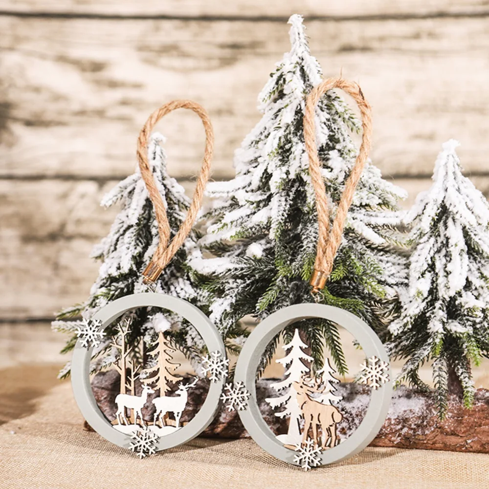 

Деревянные Подвески в виде оленя, 1/12 шт.