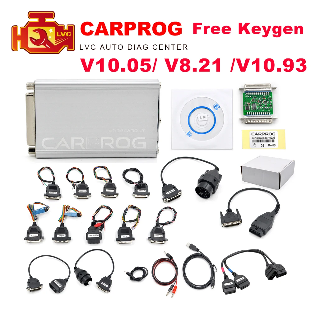 Carprog V10.05 V8.21 V10.93 автомобильный Prog ECU Чип Tunning инструмент для ремонта автомобиля