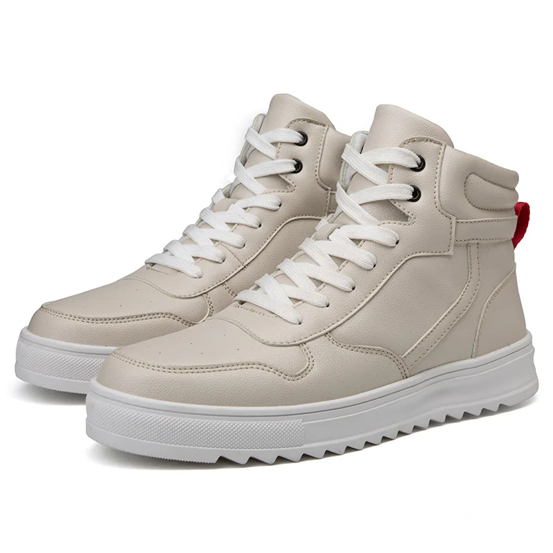Ботинки из искусственной кожи Белые зимние кроссовки уличная походная обувь 1