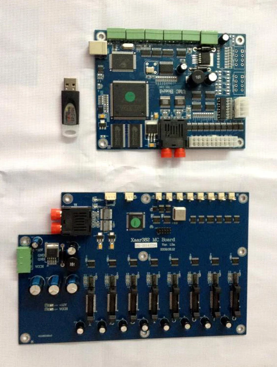 S90008 Широкоформатные печатные платы UMC XAAR382 35PL 8 головок Наборы Главная доска