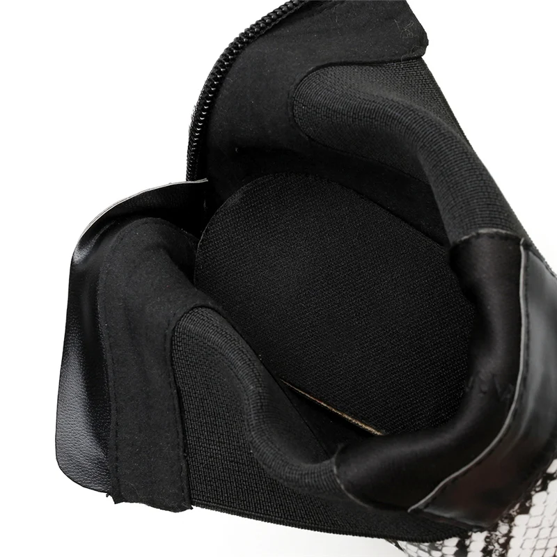 Женские ботильоны 2020 см Кожаные эластичные ботинки на высоком каблуке 11 5 осенние