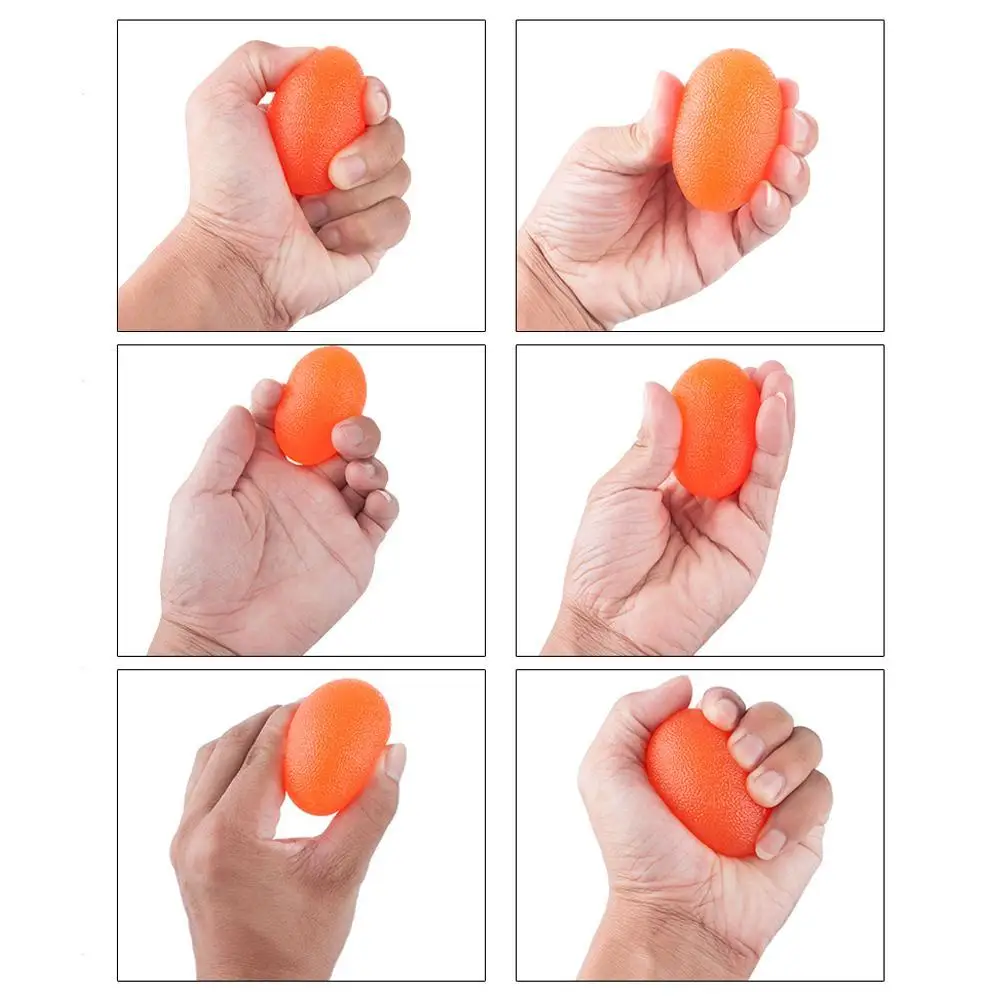 

Hand Gripper Silicone Gel Grip Ball Exercise Hand Grip Trainer Strength Exerciser Stress Finger Energy Ball Wrist Relief C6M3