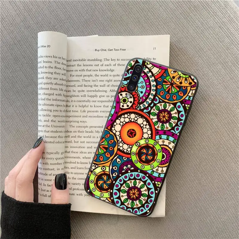 

MANDALA art pattern luxury brand Phone Case For Samsung galaxy S 9 10 20 A 10 21 30 31 40 50 51 71 s note 20 j 4 2018 plus