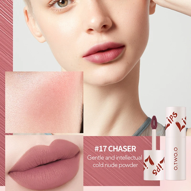 

Lip Glaze Lip Mud Matte Matte Lip And Cheek Dual-use Blush Lipstick Non-stick Lip Safe And Beautiful Lipstick Maquillaje