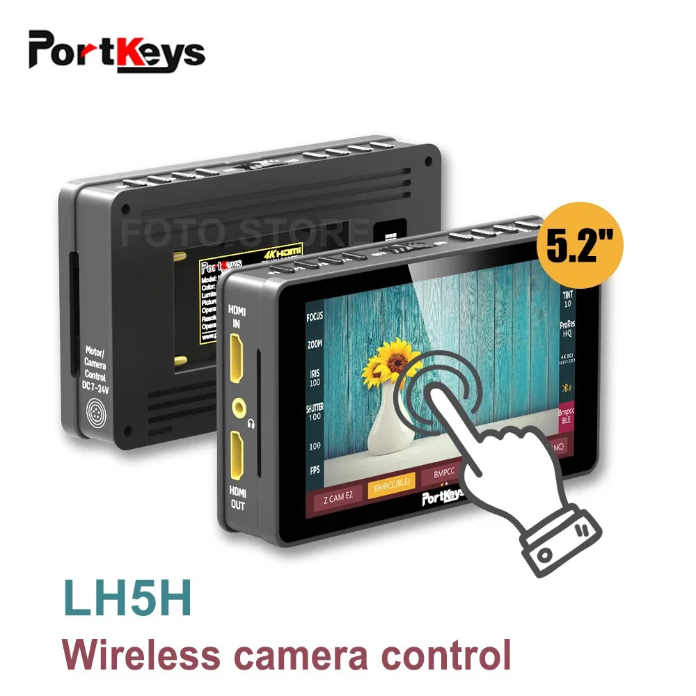 Portkeys LH5H 5 2 &quotна камере полевой монитор 1700nit 3D LUT беспроводной контроль камеры для