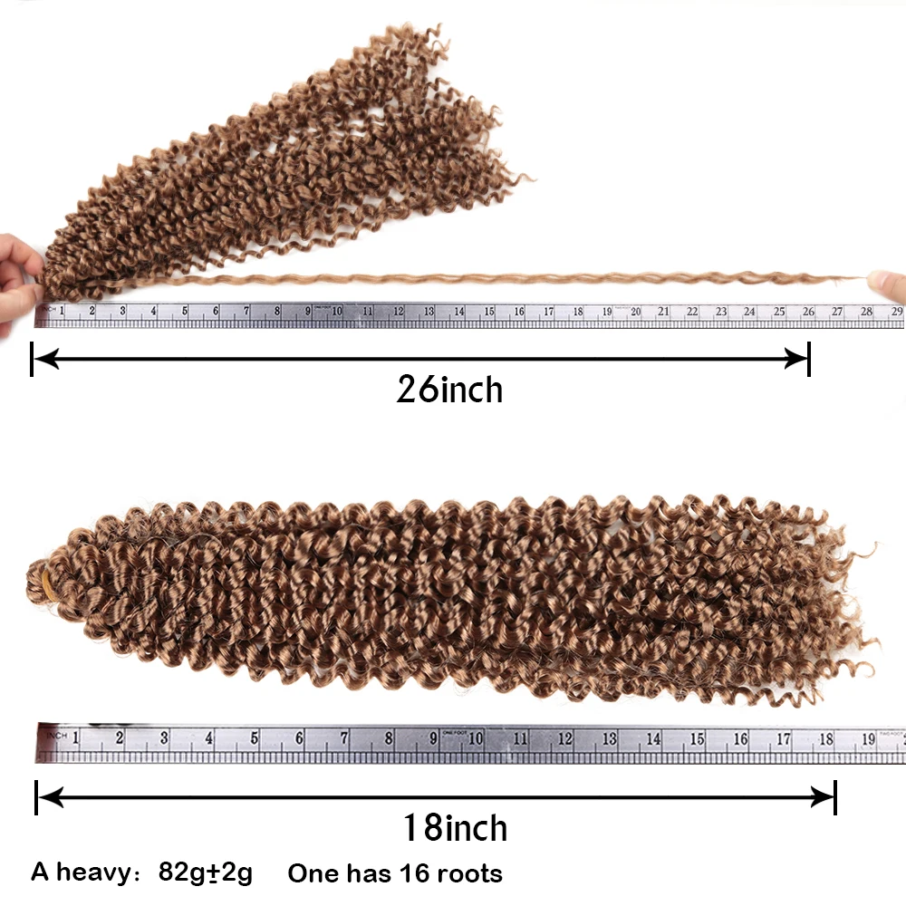 18 дюймов страсть твист вязание крючком коса волос для наращивания синтетический
