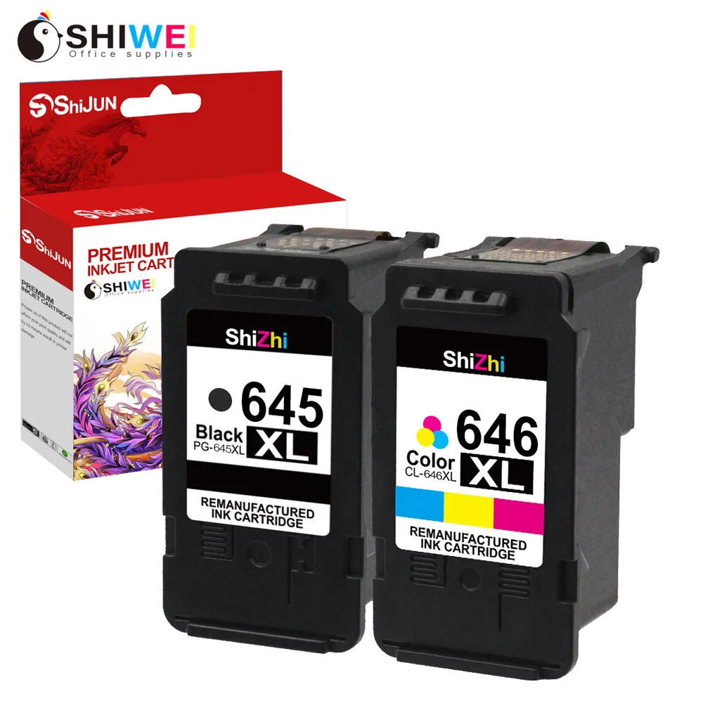 

Восстановленный картридж для принтера PG 645XL CL 646xl PG645 Canon PIXMA MG2460 MG2560 MG2960 MG2965 MG2400 MG2580