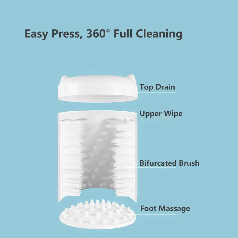 Hipidog официальная Мягкая силиконовая Щетка для собак очиститель ног шайба лап