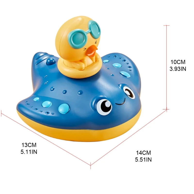 

Baby Bath Toy Water Toy Spray Water Column Floating Bathing Toy Pool Water Spray Toy for 1 Year Baby Children Party Gift