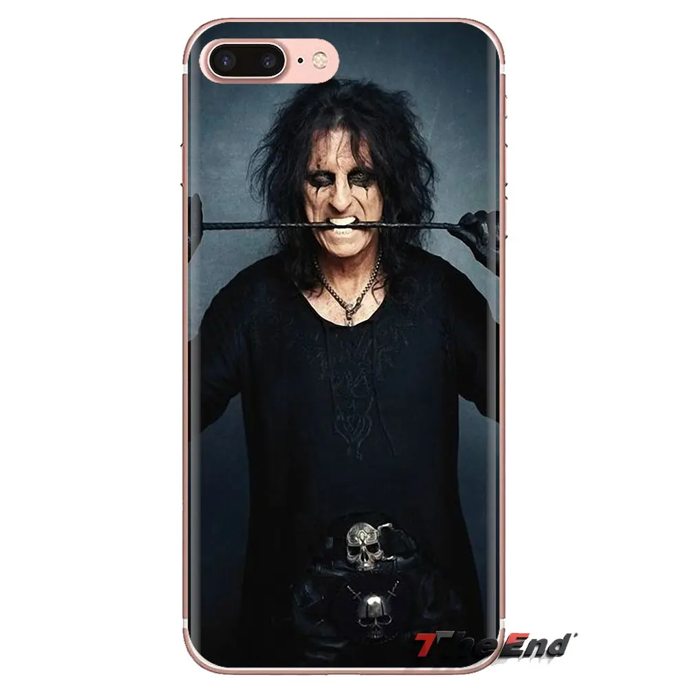 Silicone Cover For Huawei Honor 7X V10 6C V9 6A Play 9 Mate 10 Pro Y7 Y5 P8 P10 Lite Plus GR5 2017 Heavy metal band Alice Cooper |