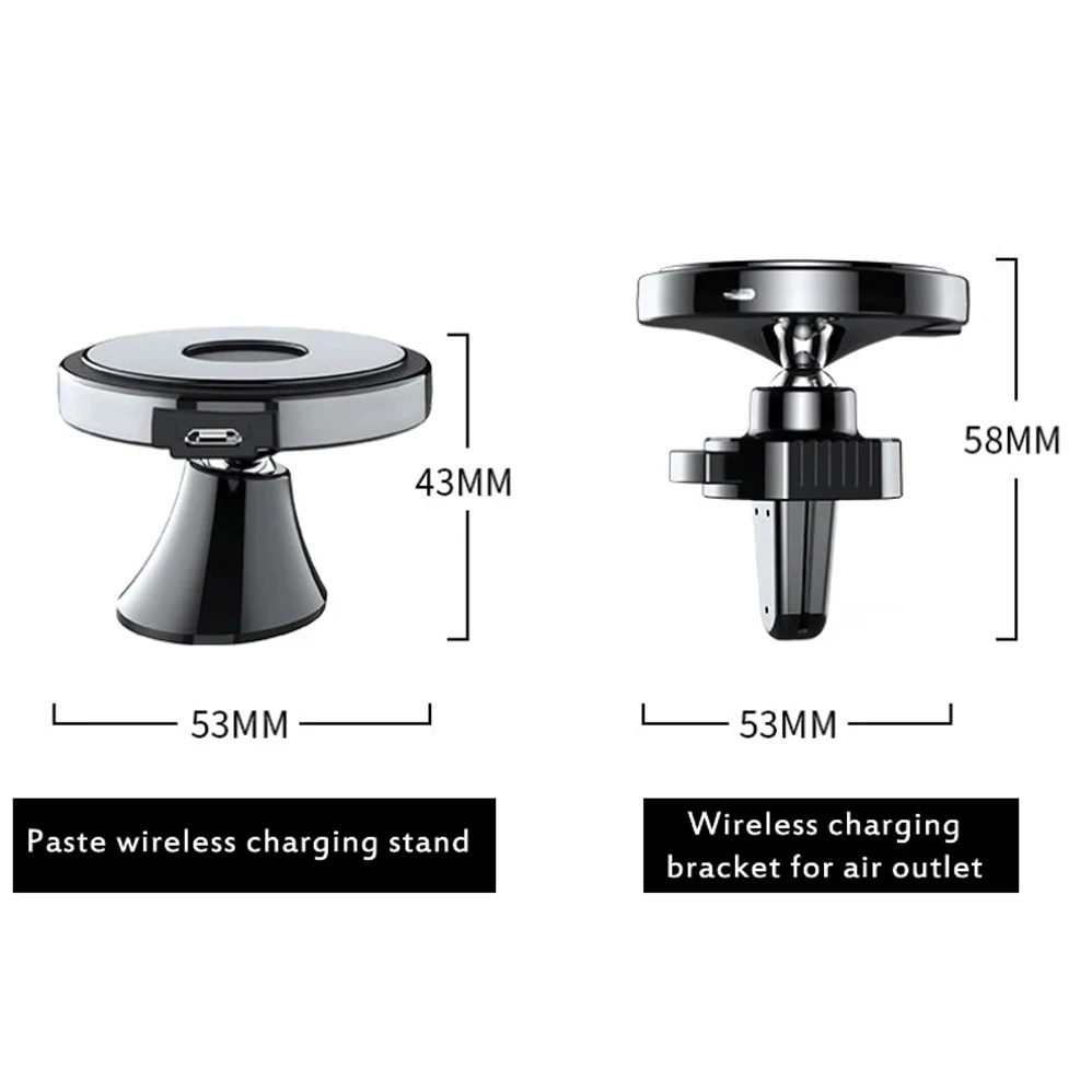 10 Вт Быстрая автомобильная Беспроводная подставка для зарядного устройства iPhone X