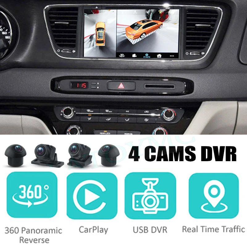 

Car Multimedia Audio Radio Navigation NAVI Player Built-in CarPlay 360 BirdView For KIA Grand Carnival Sedona YP 2014~2021