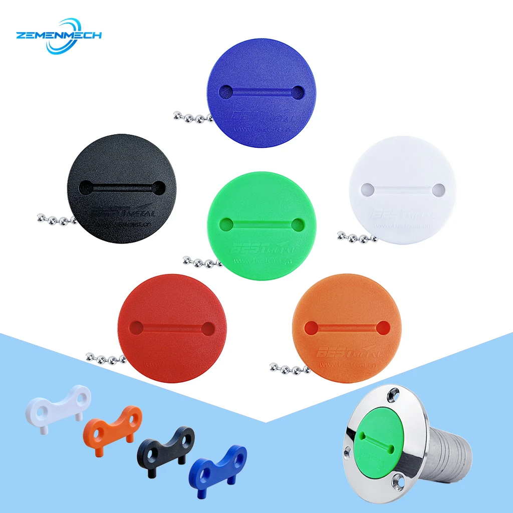 

Marine Nylon Plastic Deck Fill Filler Cap Fuel Water Gas Waste With Rubber Gasket Sealing Boat Replacement Accessories 1.5 Inch