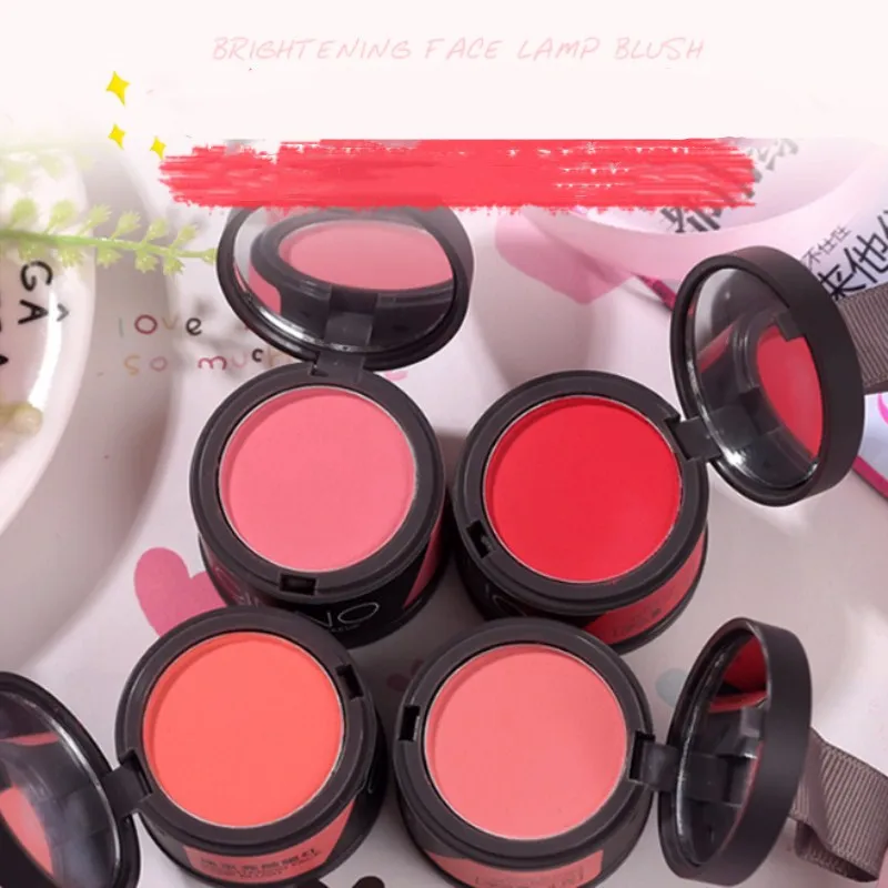 1 шт. 4 цвета профессиональный макияж румяна осметическая натуральная основа