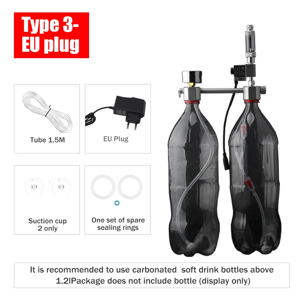 Генератор CO2 с соленоидным клапаном счетчик пузырей и проверка углекислого газа