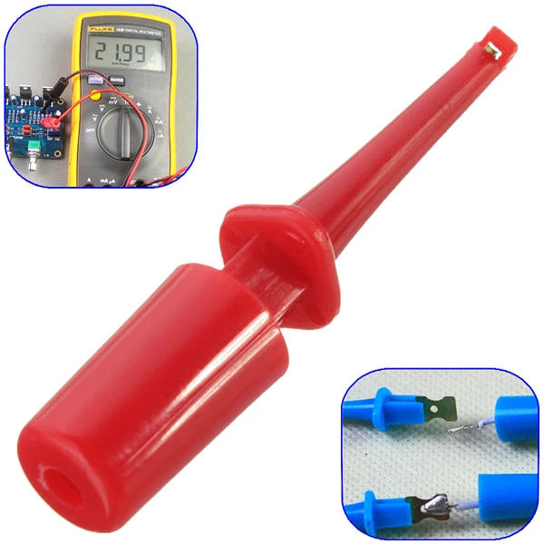 10Pcs Multimeter Lead Wire Probe Test Hook Kit Connector Electronics Laborator | Обустройство дома