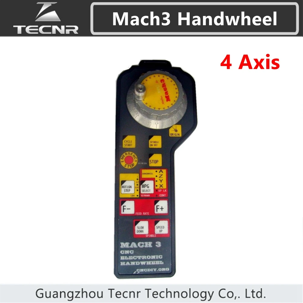 TECNR CNC Mach3 4-осевой MPG подвесной маховик роторный импульсный генератор |