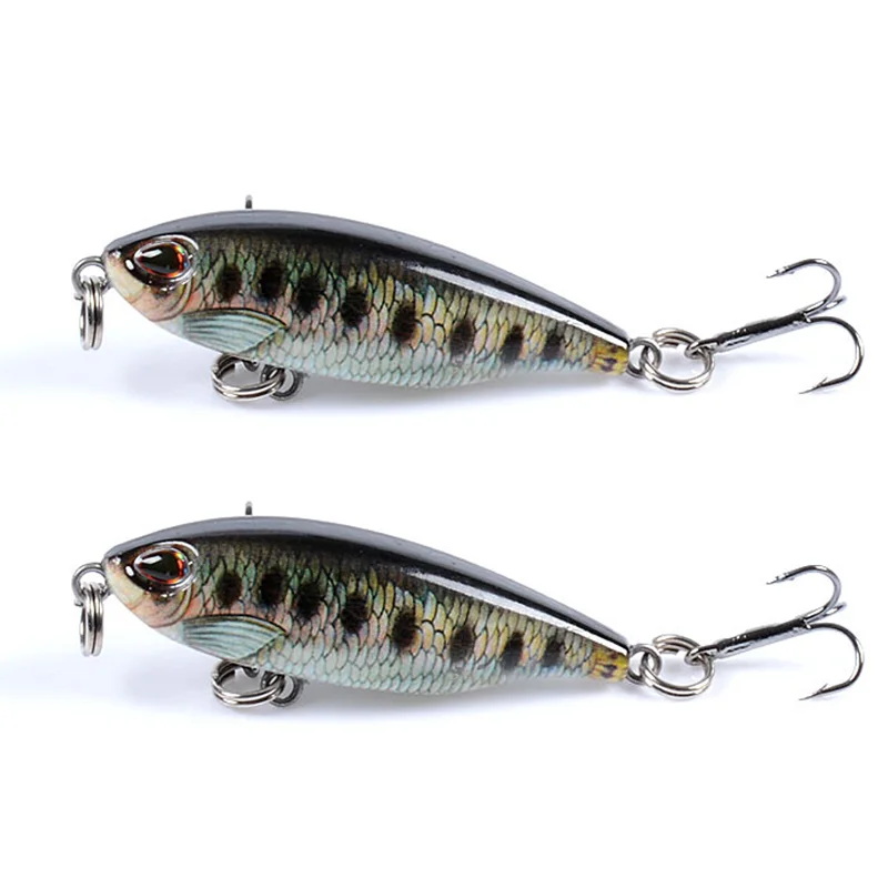 

PPGUN 1pcs HardWobbler Fishing Lure 48mm 3.4g Small/Mini Artificial Plastic Bait Bionic Floating Crankbait Japan Fish Pesca Isca