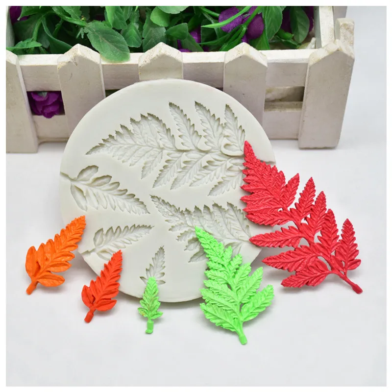 Форма для шоколада искусственная кожа силиконовая форма выпечки в виде листьев