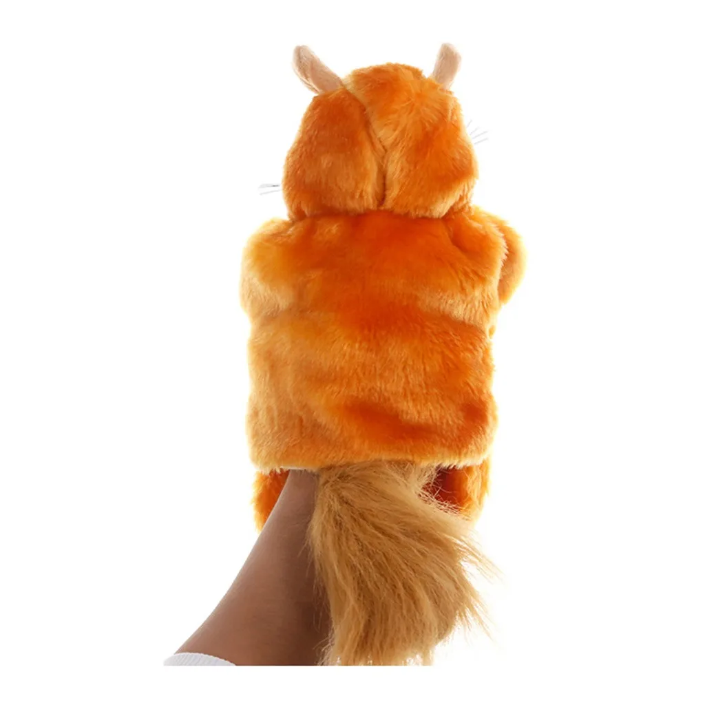 Новая милая кукла с мультяшными животными детские перчатки ручная белка