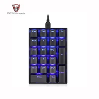 motospeed k23 keyboard usb wired numeric mechanical keyboard 21 keys blue backlight keyboard with outemu blue switch usb type c