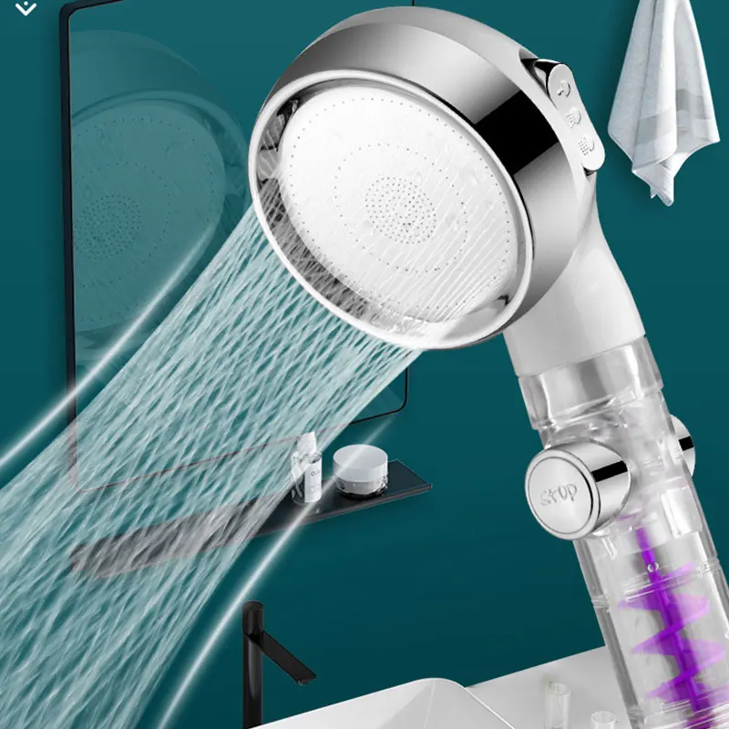 Dense Three-speed Shower Head Bathroom Supplies Sturdy Comfortable Portable Drop Resistant Pressurized | Дом и сад