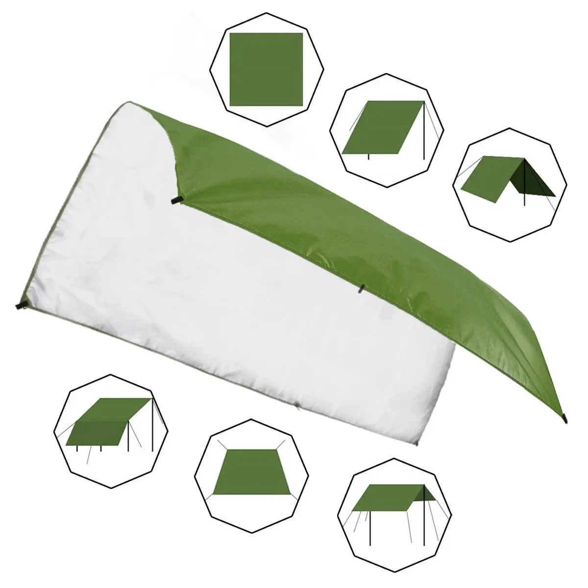 Легкий водонепроницаемый навес брезентовый тент садовый шатер от солнца дождя и