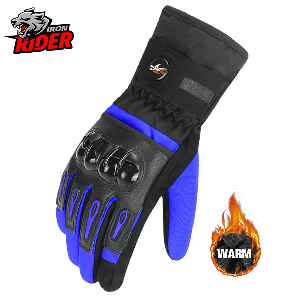 

Motorcycle Gloves Full Finger Winter Waterproof Warmth Non-slipTouch Screen Moto Gloves Men WomenMoto Gloves