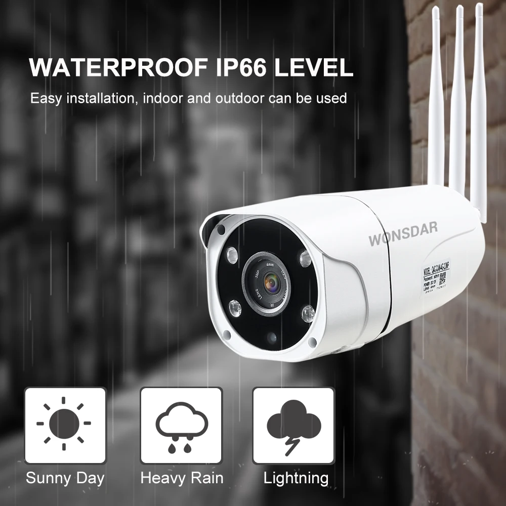 Ip-камера CCTV сеть 3g 4G WiFi камера Поддержка SIM TF карта 1080P HD P2P двухстороннее аудио ночного видения Водонепроницаемый IP66