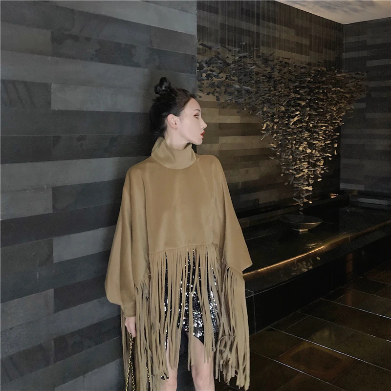 Женское кашемировое пальто с рукавами летучая мышь |