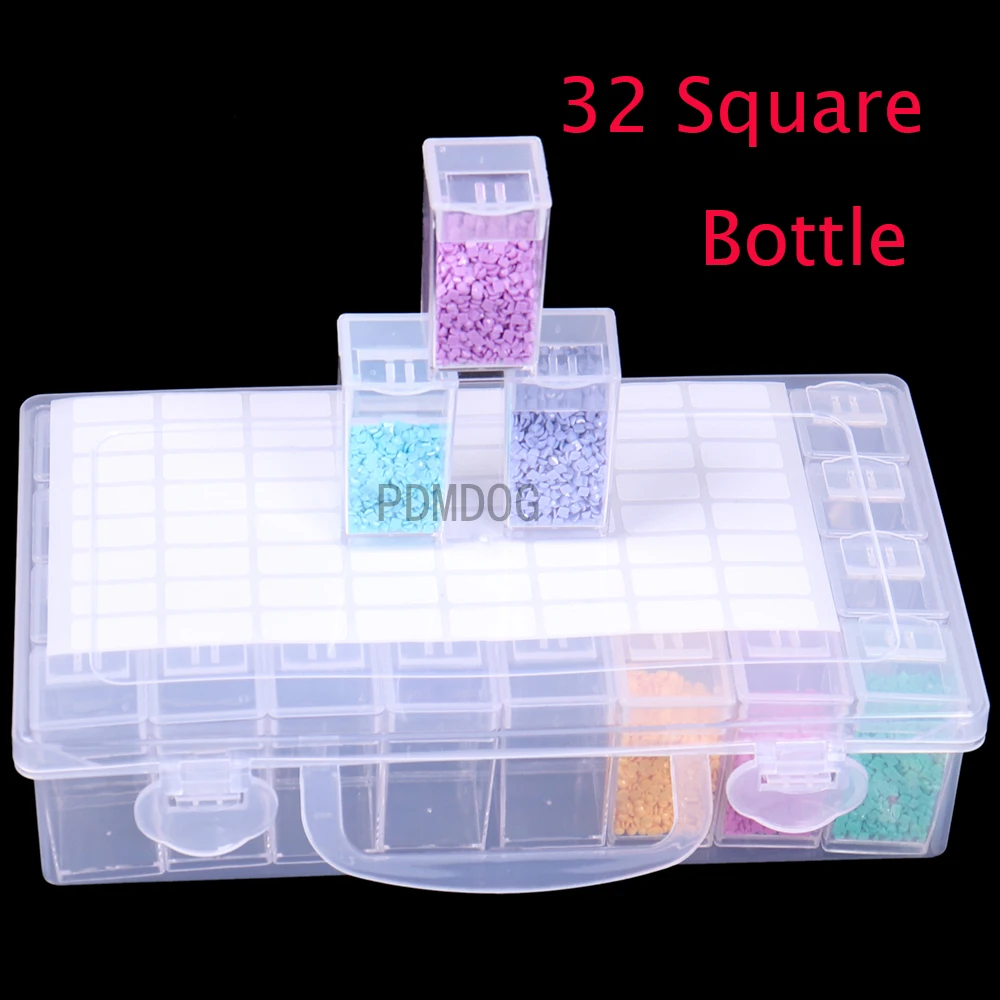 

Набор инструментов для алмазной вышивки, 32/64 бутылочек