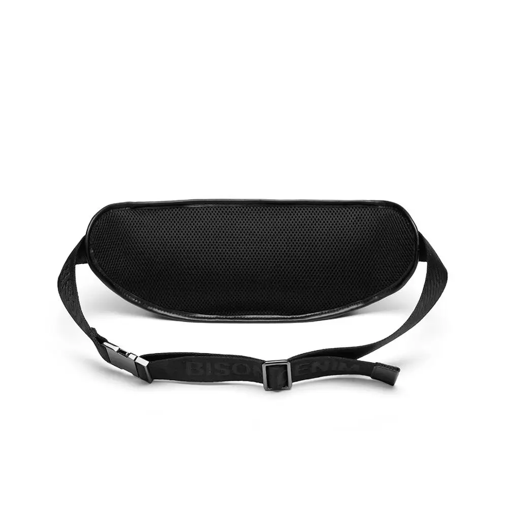 BISON джинсовая сумка-Кроссбоди из натуральной кожи модная сумка на ремне груди