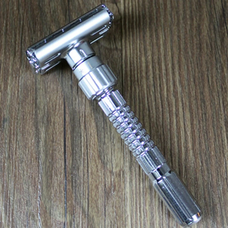 New Adjustable Double Edge Razor Classic Men Shaving Safety Razors Zinc Alloy Manual Shaver with Travel Box | Красота и здоровье