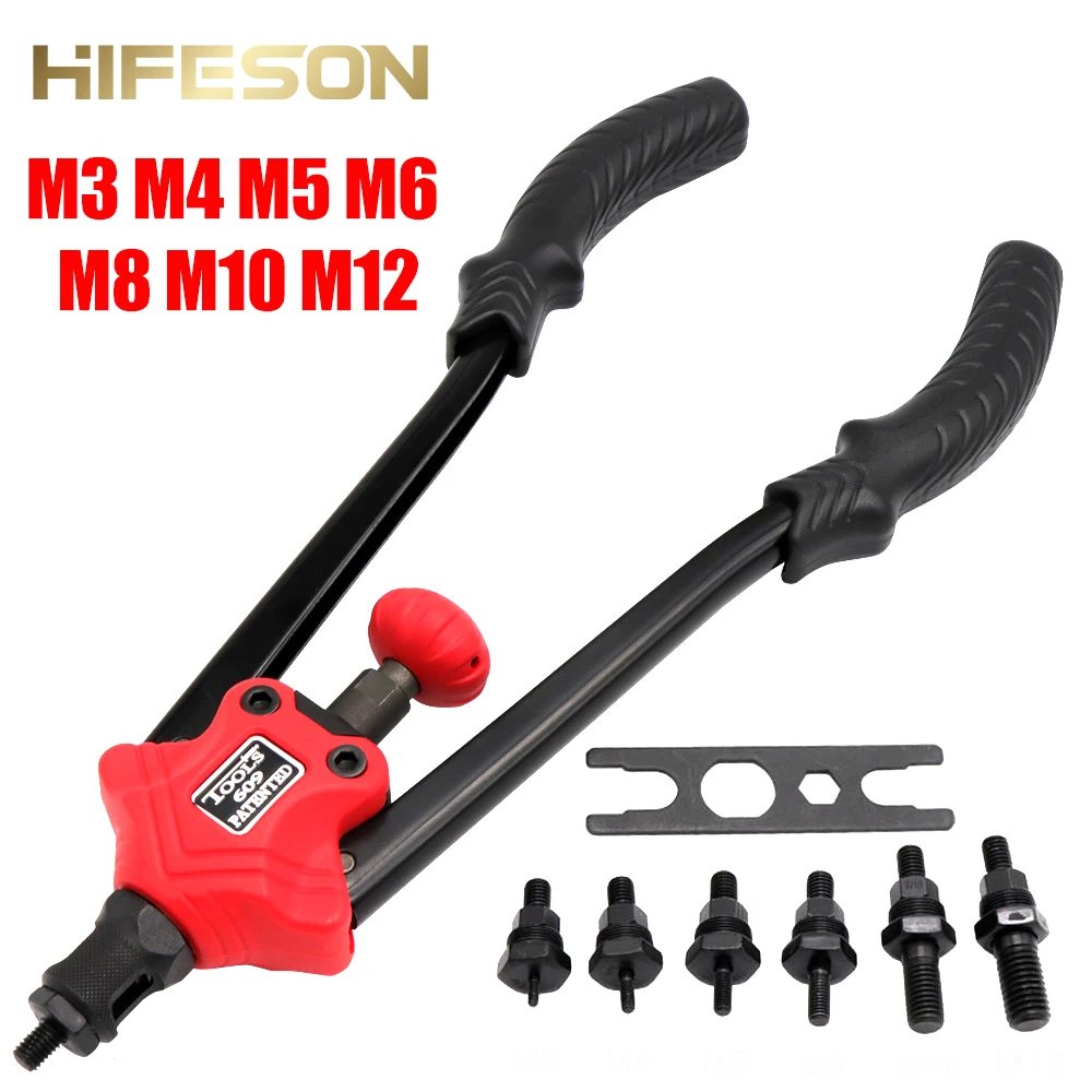 Ручная гайка с заклепками инструмент для заклепок гайки клепки