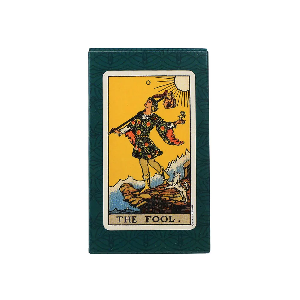 

Full English Borderless Edition Smith-Waite Tarot Cards Game English Booklet Instructions Smith Waite Tarot Board Game