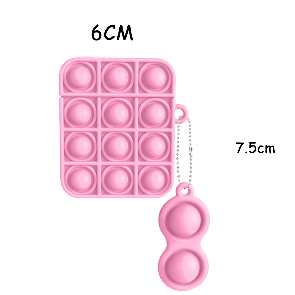 

Push Bubble Sensory Toy Decompression Toy Suitable For Airpods 1 2 Pro Case Wireless Bluetooth Headset Protective Cover
