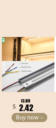 3W Motion Sensor 12V LED Light Puck Lamp Kitchen Under Cabinet Light Wardrobe Cupboard Closet PIR Night Lighting