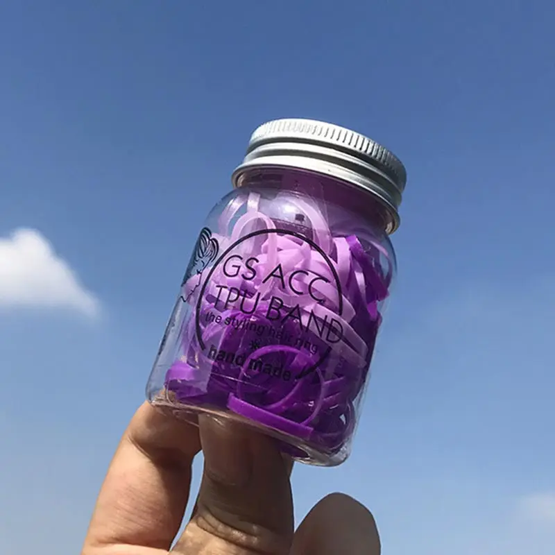 Резиновая лента для волос Одноразовая градиентная эластичная 110 120