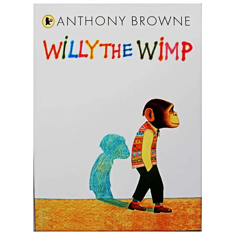 Willy the Wimp от Anthony Browne обучающая английская книга с картинками карта для детей