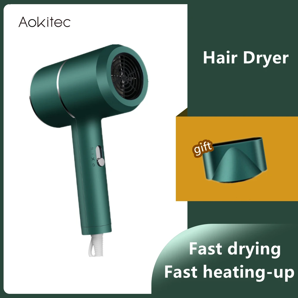 

Hair Dryer Household Heating and Cooling Air Hair Dryer Appliances 2000W High Power Blue Light Anion Care Professinal Quick Dry