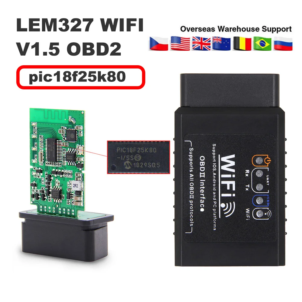 

V1.5 ELM327 OBD2 Scanner Wifi Car Engine Check Tools Code Reader For Peugeot 5008 4008 3008 2008 208 308 408 508 306 206 301 307
