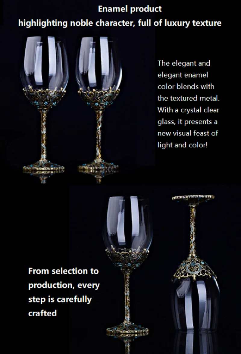 стаканы бокалы для вина Бокал es высокого класса винтажный Хрустальный красный