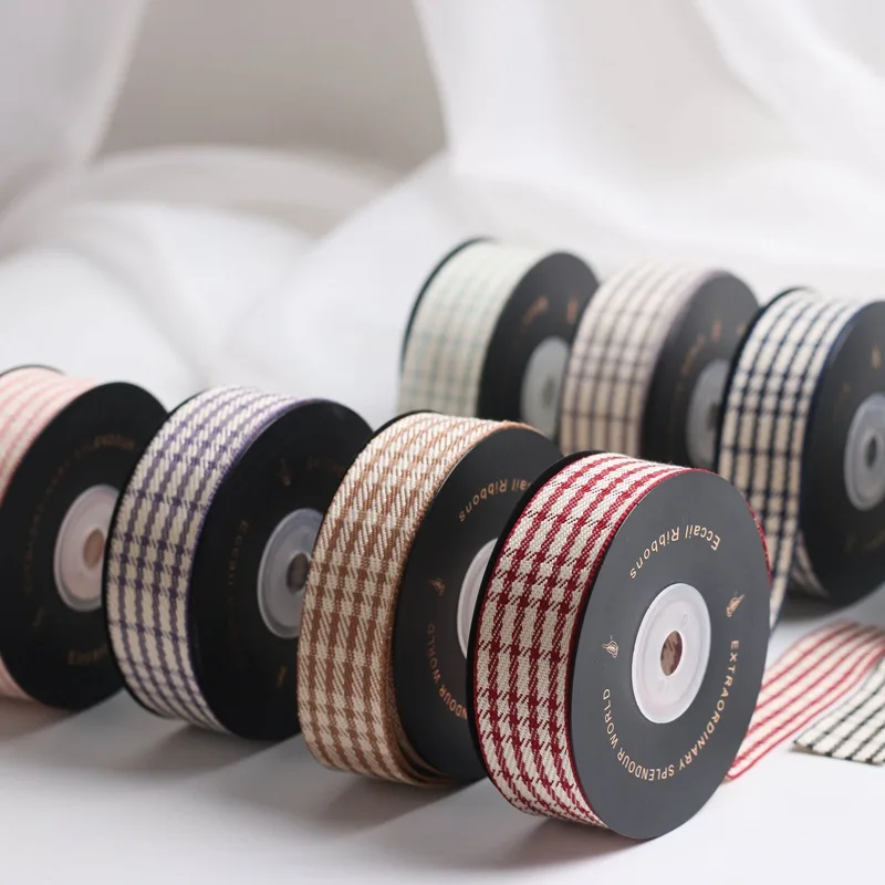 Лента из хлопка и льна 3 ярда 25 мм