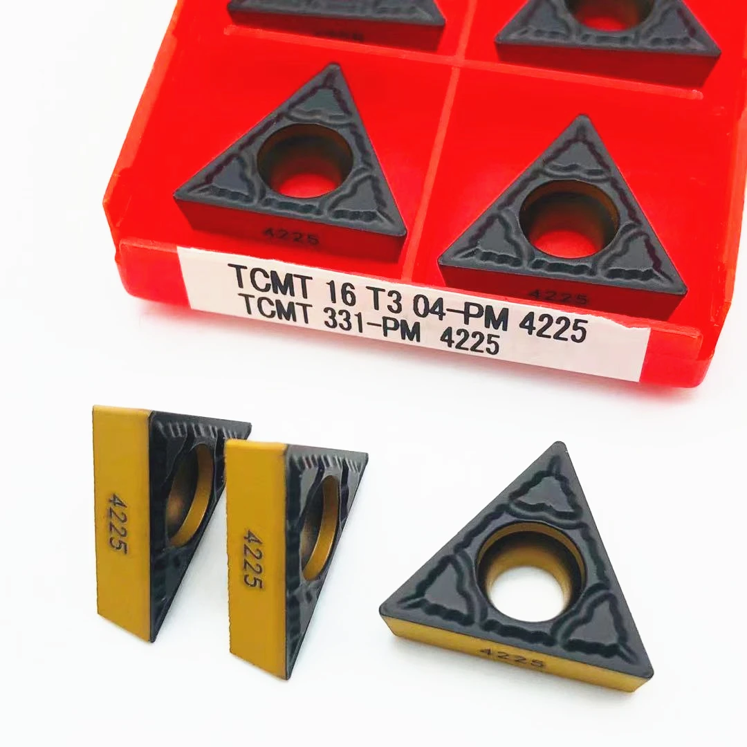 

10PCS TCMT16T304 TCMT16T304 PM 4225 Cylindrical turning and milling cutter CNC lathe milling cutter TCMT16 T304 carbide turning